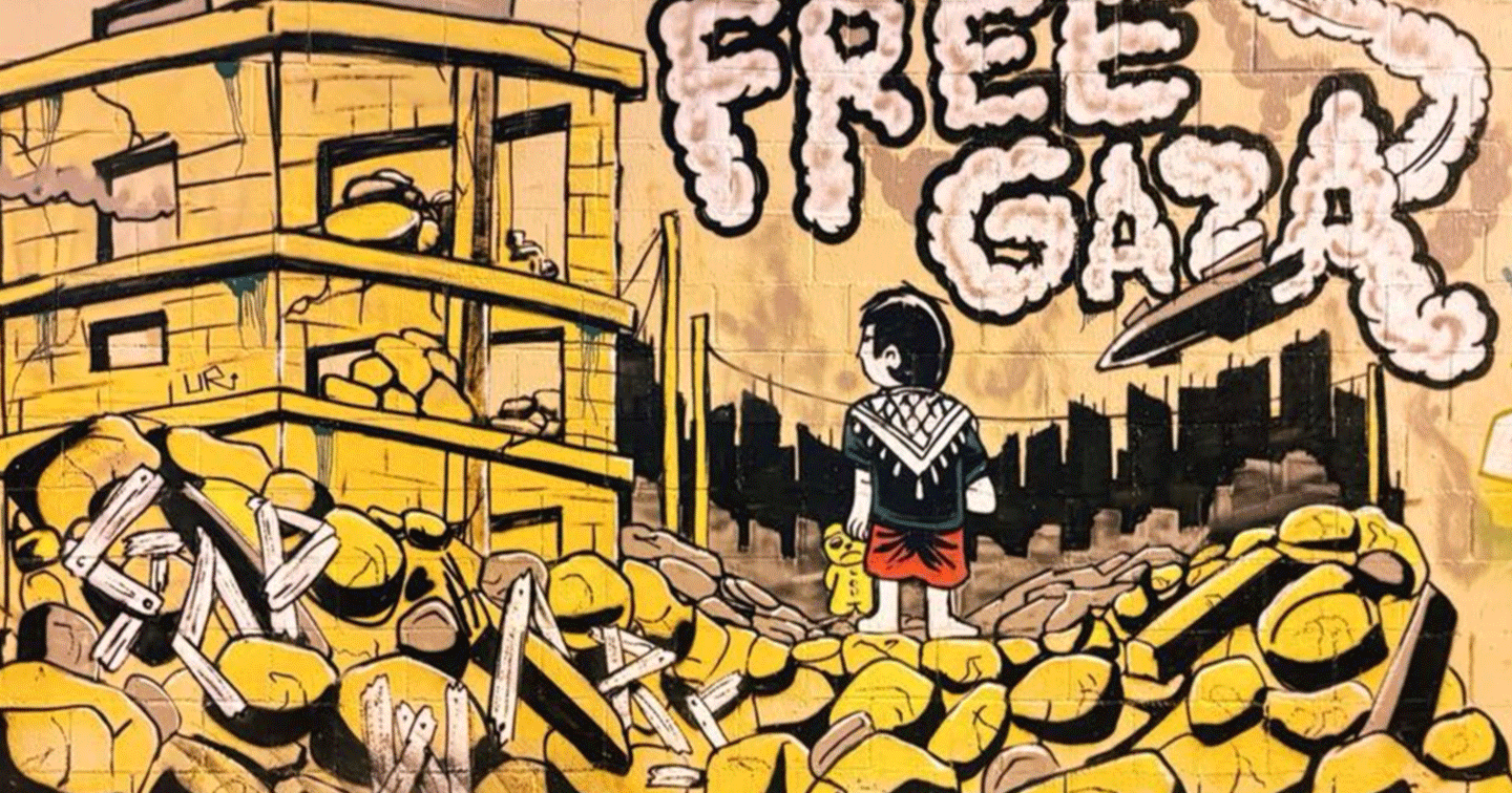 Gaza Solidarity Graffiti