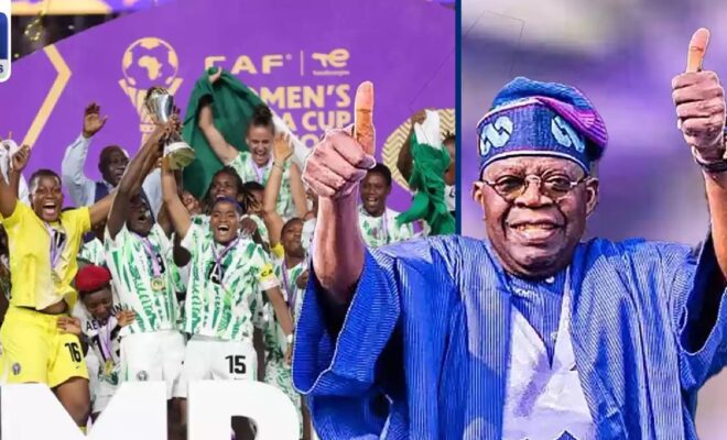 President Tinubu confers Super Falcons with National Honours, awards $100,000 each to players