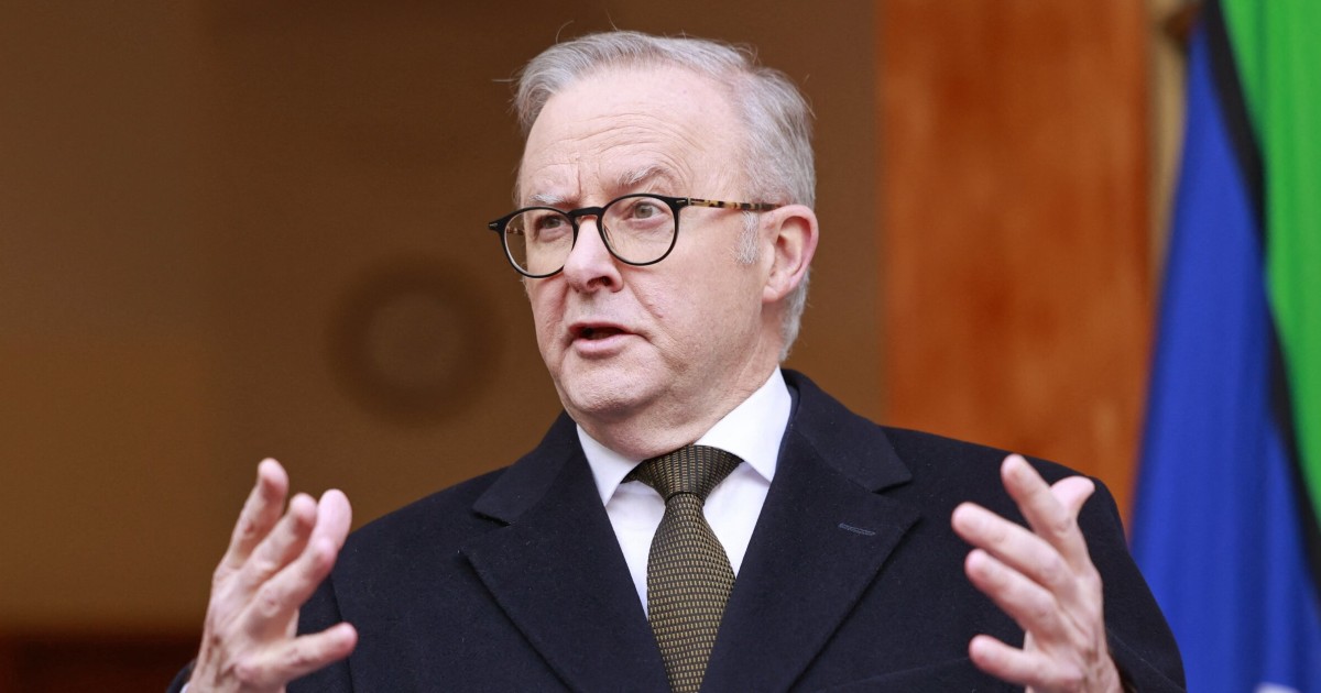 Australia says it will recognize a Palestinian state