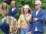 Have loved-up Fearne and her Rivals director boyfriend been hitting the his ‘n’ hers hair dye? Couple sport matching golden locks as they take a leisurely stroll in south west London