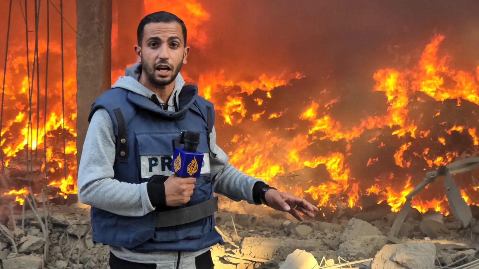 Anas Al-Sharif Among 5 Al Jazeera Journalists Deliberately Killed by Israel near Gaza’s Al-Shifa Hospital