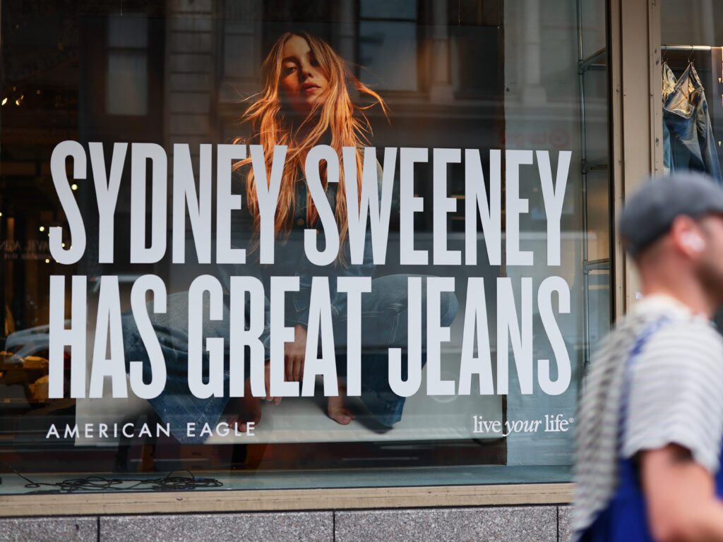 American Eagle responds to the controversy around its ad campaign with Sydney Sweeney: ‘Great jeans look good on everyone’