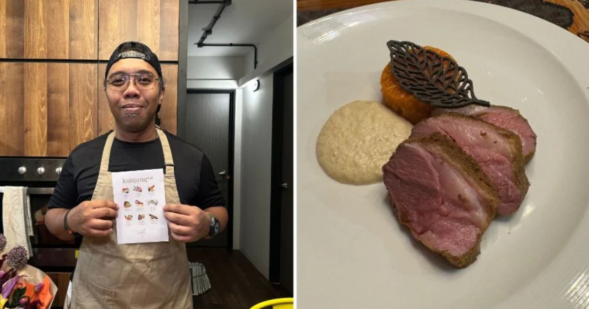 This private chef served 9-course Malay fine dining from his HDB flat