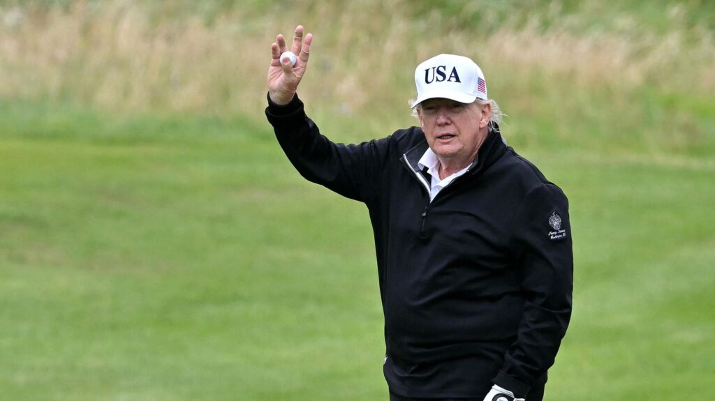 Donald Trump’s Son Says Scottish Golf Course ‘Deserves’ The Open