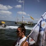 Hostage families sail toward Gaza calling for Israel to end the war