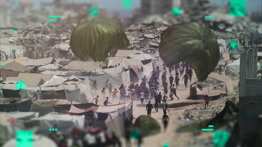 A father criticised the use of airdrops in Gaza. Five days later, he was killed by a falling package