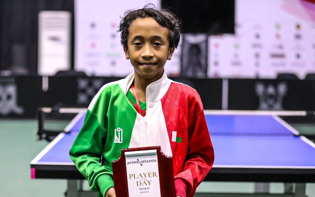 12-year-old Madagascan shines in Lagos at ITTF African Youth Championships