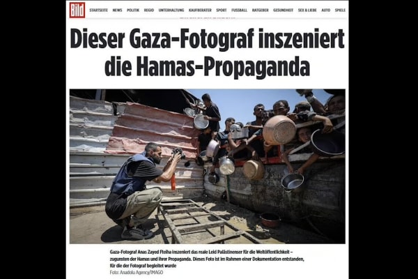 German newspaper reveals that infamous Gaza aid photos were staged to control the narrative