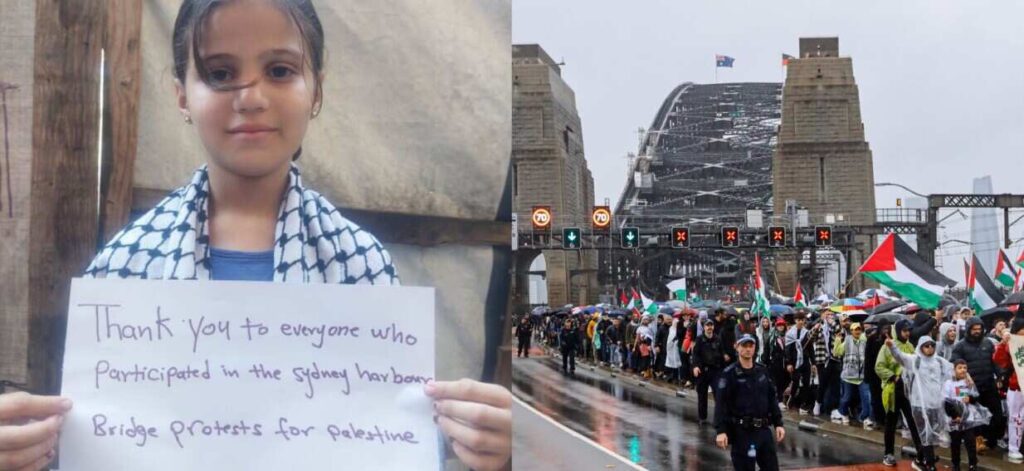 ‘We’re not alone’: People in Gaza are reacting to ‘best march’ on Harbour Bridge