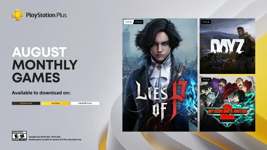 PlayStation Plus Monthly Games for August 2025 Now Available