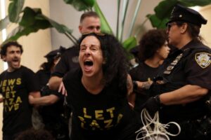 Gaza war protesters arrested at offices of US Senators Schumer and Gillibrand