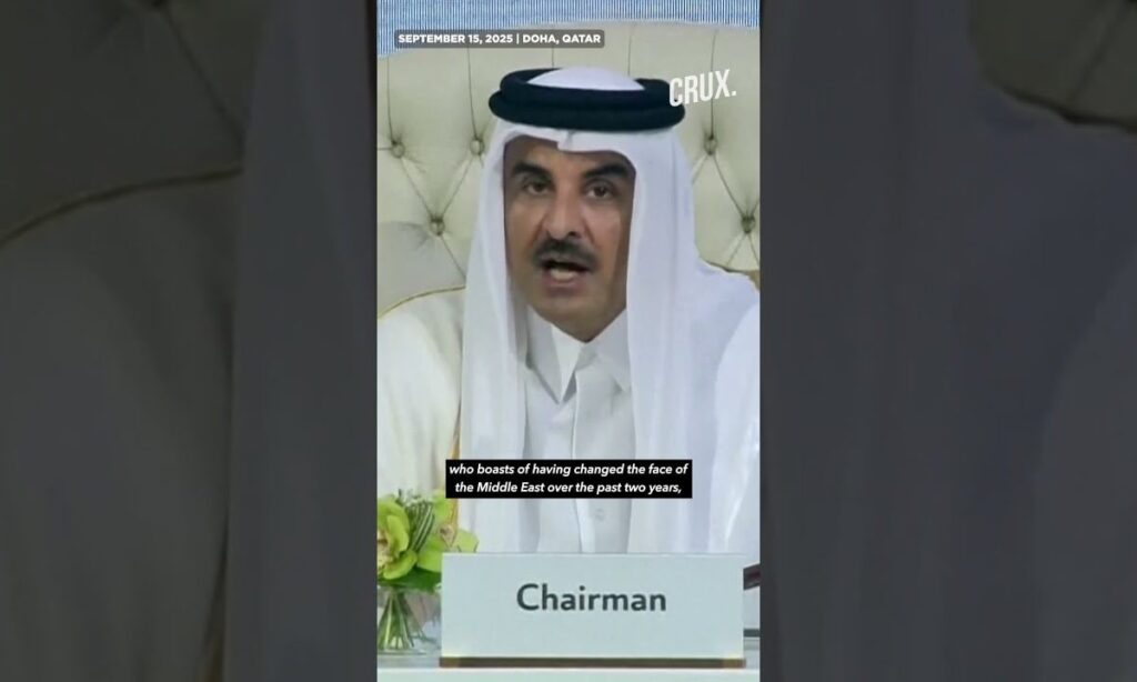Qatar Emir Blasts Israel’s “Dream” of Influencing Arab World, Calls It “dangerous Illusion”