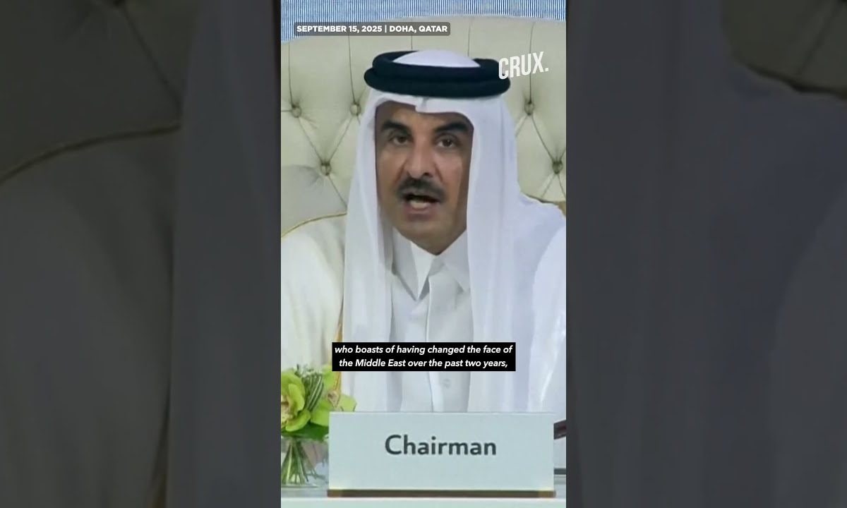 Qatar Emir Blasts Israel’s “Dream” of Influencing Arab World, Calls It “dangerous Illusion”