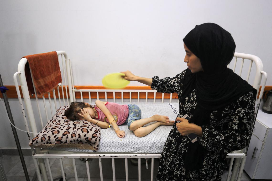Gaza mother worries time running out for evacuation of malnourished daughter