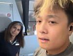 American Airlines passenger offers bizarre excuse after he fought with female flight attendant who caught him vaping