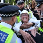 UK police arrest hundreds for backing banned pro-Palestine group