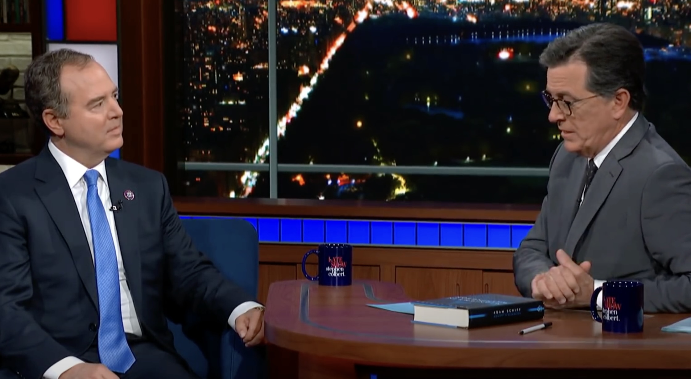 Adam Schiff Talks Of Donald Trump’s “Climate Of Fear” In ‘Late Show’ Guest Appearance; Senate Democrats Raise Questions Of CBS Cancellation — Update