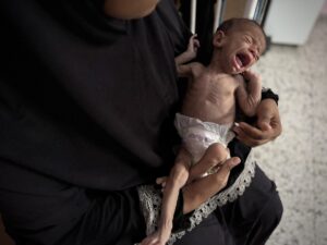 Palestinian newborns starving in Gaza as infant formula runs out