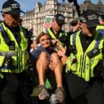 UK police arrest over 466 at protest against banning of Palestine Action group