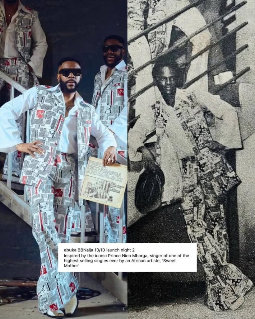 Ebuka’s First Outfit Today