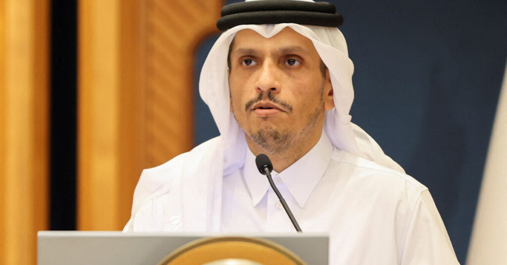 Qatari prime minister says nothing will deter Qatar’s mediation role