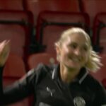 Laura Coombs rounds off a prolific night for Manchester City as she adds a fifth for the away side