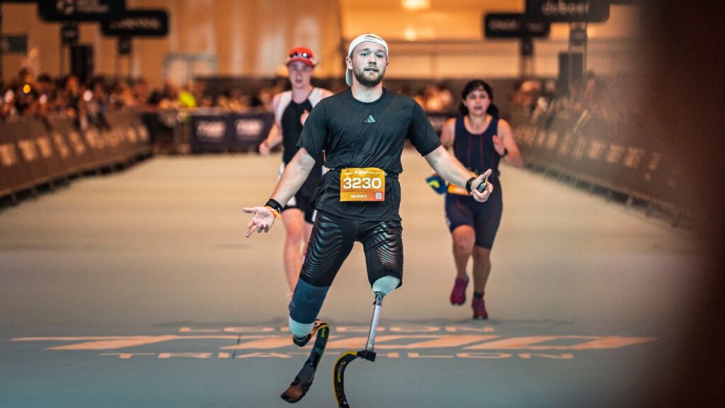 ‘I’ve got big goals’ – Billy Monger on LA2028 after first sprint triathlon at T100 London
