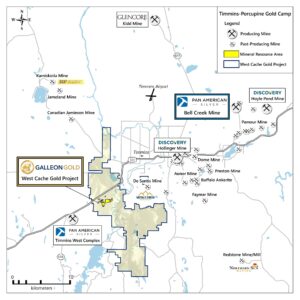 Galleon Gold Welcomes Strategic Investment by Pan American Silver and Signs an MOU for Toll Processing at the Bell Creek Mill