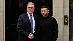Zelenskyy Meets Starmer In London On Eve Of Russia-US Summit
