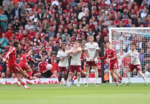 Liverpool 1-0 Arsenal: Szoboszlai’s free-kick seals vital win at Anfield