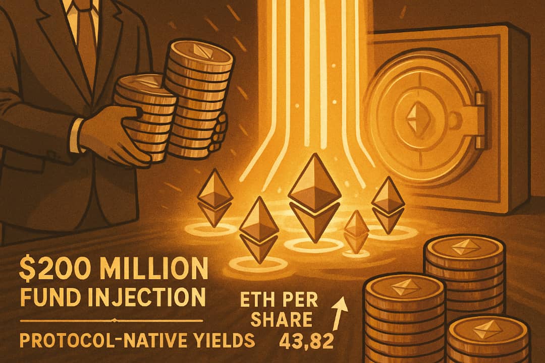 SharpLink Secures $200M to Supercharge Ethereum Accumulation, What You Need To Know