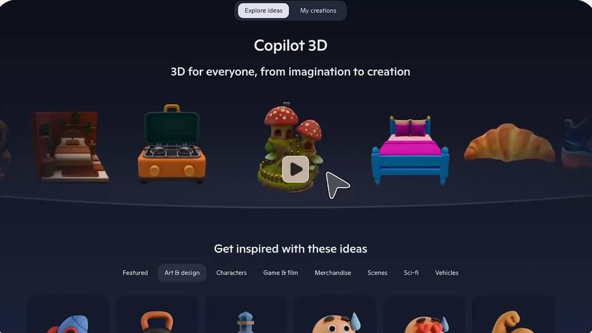 AI Race Heats Up: After GPT-5, Gemini, and Storybook AI, Microsoft Brings Copilot 3D to Turn Photos into 3D Models
