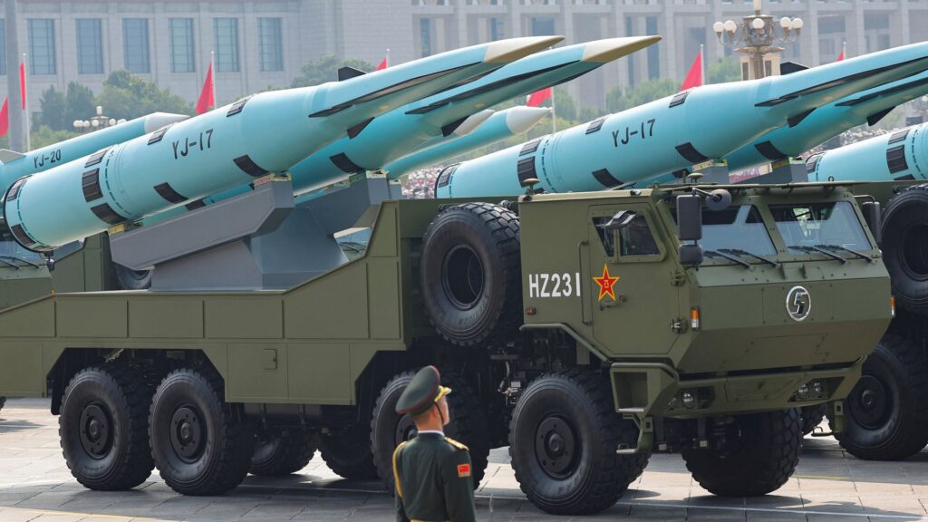 Xi shows off nuclear missiles