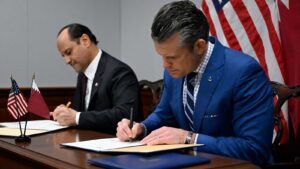 Joint US-Qatari Air Force facility coming up in Idaho, announces Pete Hegseth day after Israel-Hamas peace deal