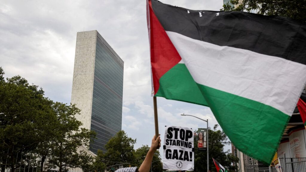 UN overwhelmingly approves Palestinian statehood resolution as Israel calls it ‘theatre’