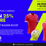 Liverpool vs Arsenal: Get €70 in free bets with BOYLE Sports, plus 25% boost on your winnings