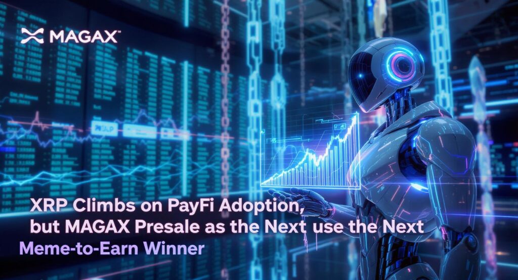 XRP Climbs on PayFi Adoption, but MAGAX Presale Emerges as the Next Meme-to-Earn Winner