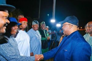 Akpabio Returns To Nigeria After Short Vacation In London