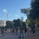 Detained for burning the american flag