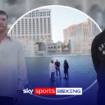True Las Vegas style! Terence Crawford and Canelo Alvarez face-to-face in unique fashion