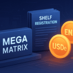 Mega Matrix files $2B shelf registration for Ethena stablecoin strategy