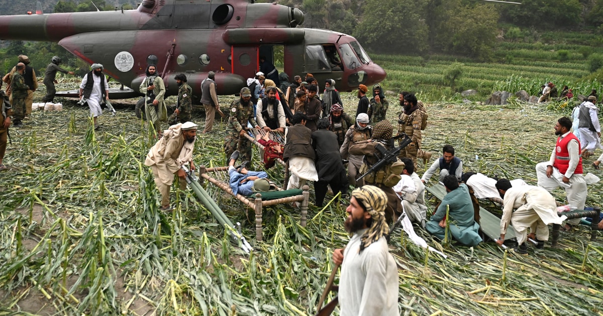 Death toll climbs past 1,100 as rescuers battle to reach earthquake survivors in Afghanistan