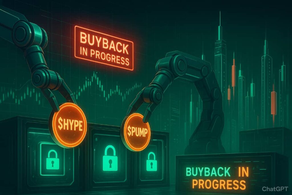Crypto Buybacks Go Mainstream: $HYPE, $PUMP, $ENA Show the Way in 2025