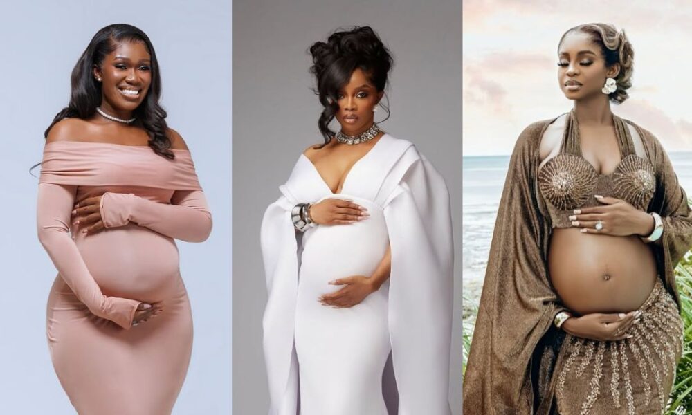 Stylish Baby Bumps Everywhere! Anita Asuoha, Toke Makinwa & Priscilla Ojo Glow with Joy