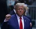 Trump falsely claims ‘total victory’ in civil fraud appeal ruling despite splintered court – US politics live