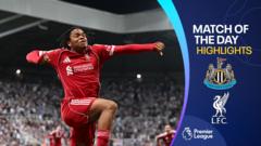 Teenager Ngumoha scores last-minute winner as Liverpool beat Newcastle