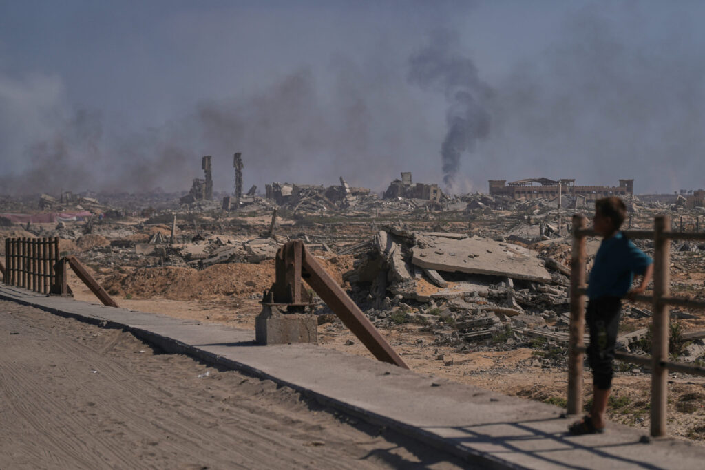 Israeli strikes kill dozens in Gaza as Hamas considers its response to Trump’s peace proposal