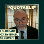 Is sea blockade of Gaza a “war crime”?