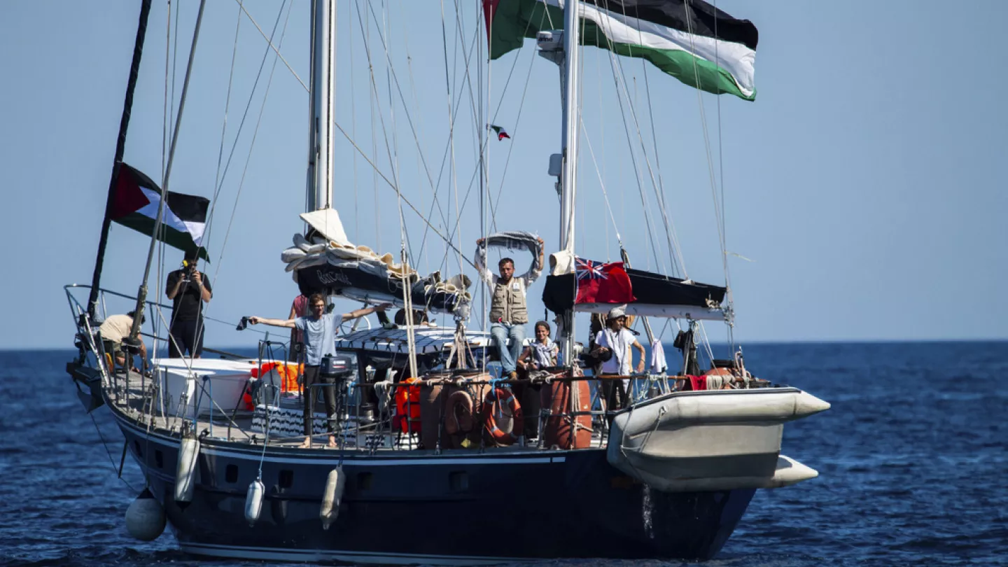 Israeli forces stop aid flotilla with Greta Thunberg aboard