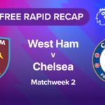 Rapid Recap | MW2: West Ham vs Chelsea